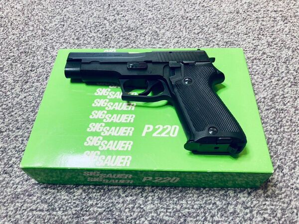 【中古美品】タナカ 陸上自衛隊 9mm拳銃 P220 IC HW ヘビーウェイト ガスブローバック ガスガン ガスブロ SIG