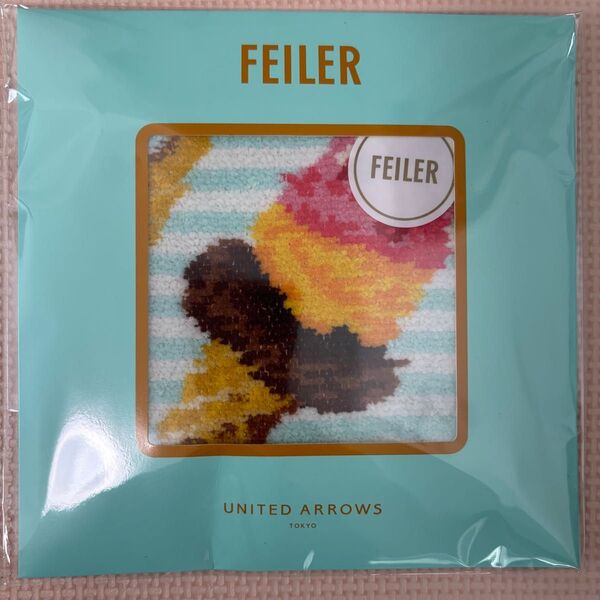 FEILER フェイラー コラボ ハンカチ 新品 ユナイテッドアローズ 別注 フェイラー アイスクリーム