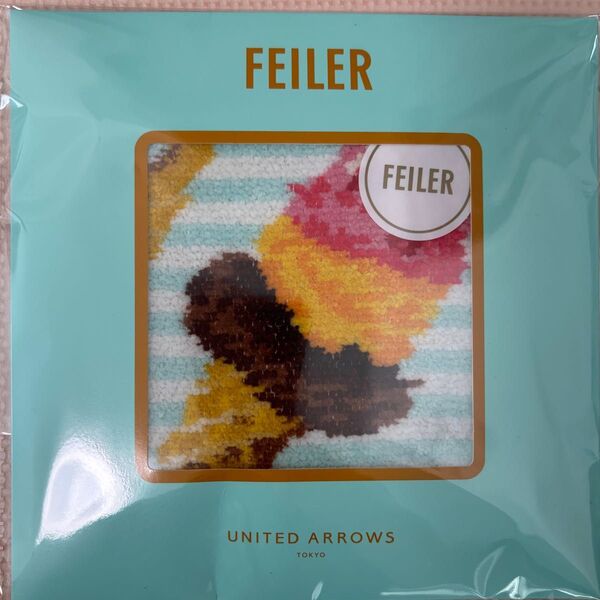 FEILER フェイラー コラボ ハンカチ 新品 ユナイテッドアローズ 別注 フェイラー アイスクリーム