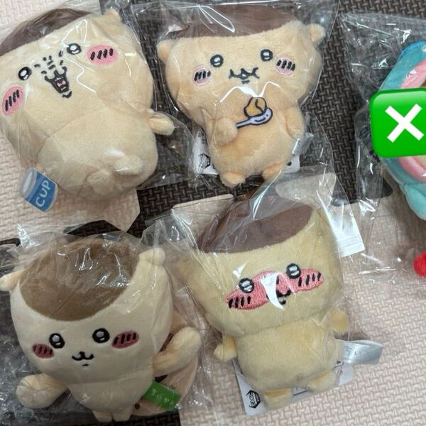 ちいかわ くりまんじゅう ぬいぐるみ マスコット 4点セット