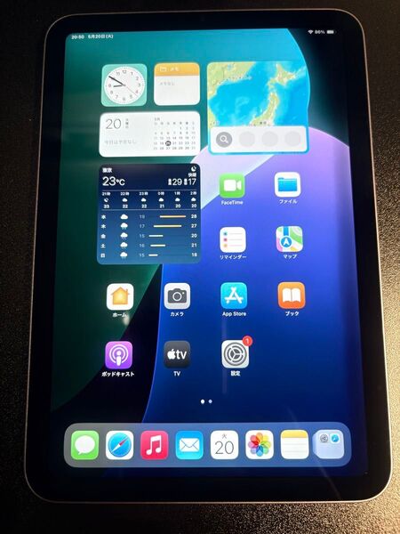 匿名発送 iPad mini 第6世代 パープル 64GB バッテリー98% wifiモデル 動作確認済み ipadmini6