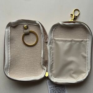 キーケース 内ポケット付き 小物入れ キーホルダー キーリング付