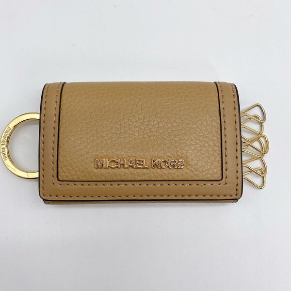MICHAEL KORS 6連キーケース ベージュ マイケルコース