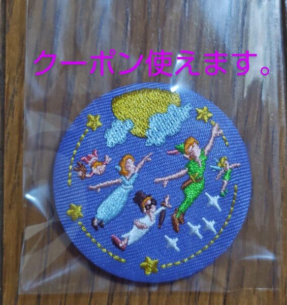 Disney Characters 刺繍缶バッジ ディズニーキャラクターズ ピーターパン