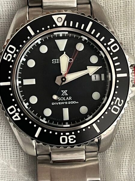 美品 セイコー SEIKO プロスペックス ソーラーダイバー SBDJ051 3年保証カード有り