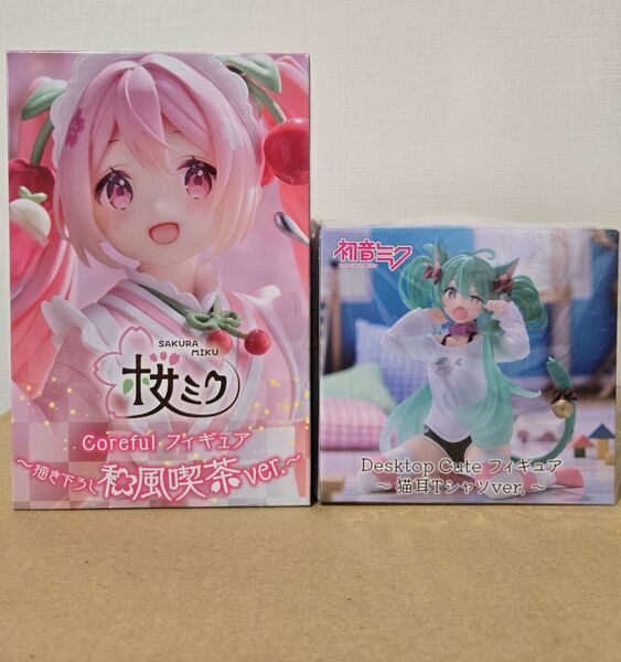 Desktop Cute 初音ミク 桜ミク セット