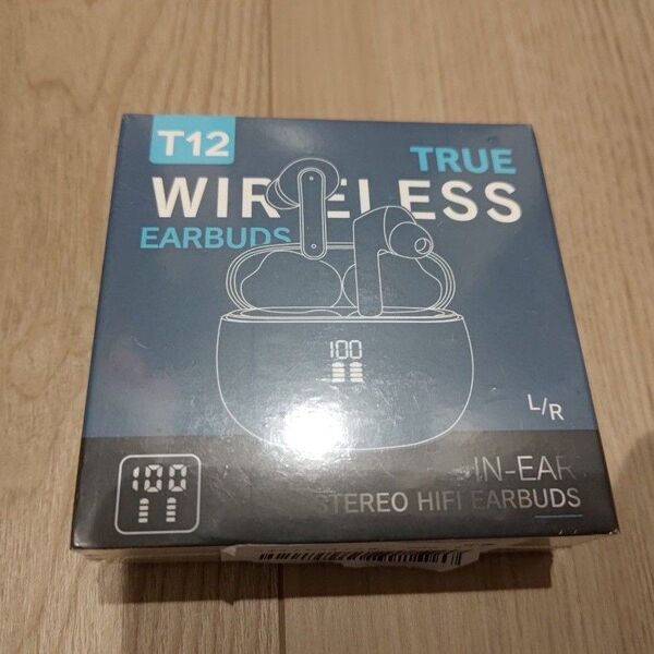 T12 イヤフォン 無線 黒 Bluetooth5.3 HUIFU 防水 イヤホン 通勤 運動 シンプル 自動ペアリング