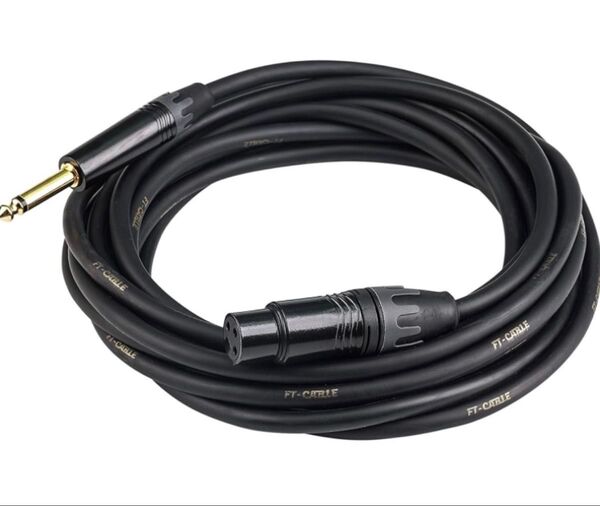 新品 FT-Cable マイクケーブル 5m XLR-フォン