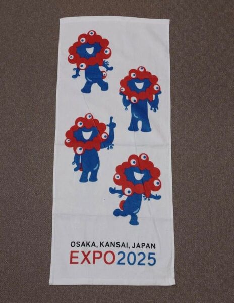 大阪・関西万博 2025 ミャクミャク タオル フェイスタオル グッズ 万博 EXPO C