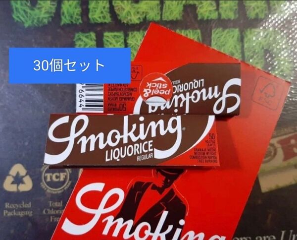 30個セット☆ スモーキング リコリス ペーパー 手巻きタバコ用 巻紙 smoking