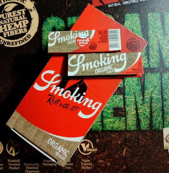 スモーキング オーガニック ヘンプ ペーパー 50個 1箱 手巻きタバコ用 巻紙 smoking organic