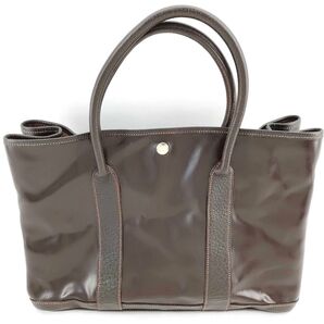 HERMES エルメスガーデンパーティ アマゾニア PM トートバッグ レザー