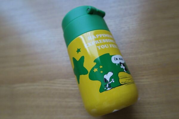 【新品】スタバ×スヌーピー★ステンレスプチボトル PEANUTS 200ml★イエロー★水筒 タンブラー★2023年 コラボ第2弾