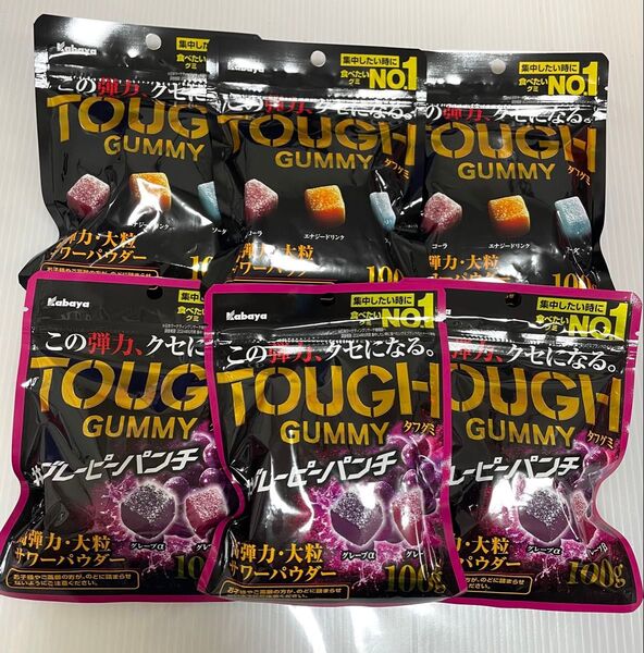カバヤ食品 タフグミ 2種 6個