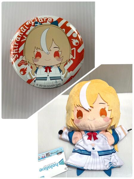 ホロライブ 不知火フレア パペットぬいぐるみ&キャンディ缶
