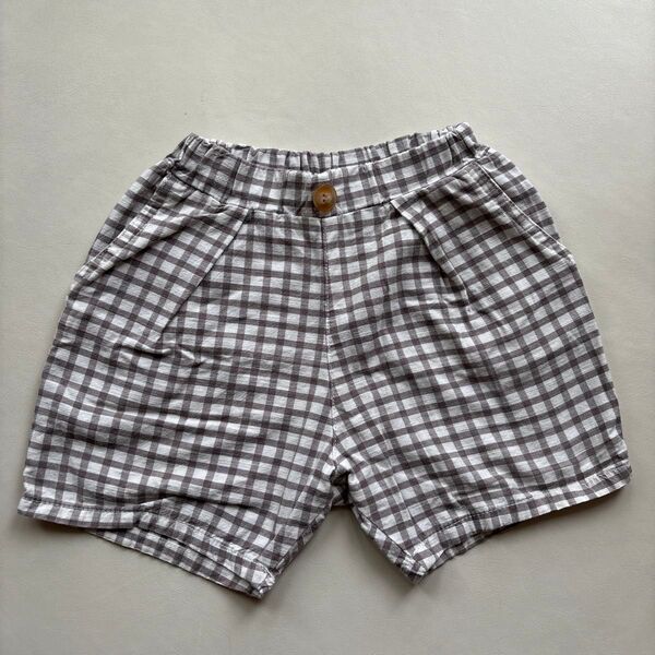ハーフパンツ ショートパンツ パンツ 半ズボン キッズ チェック柄 子供服 夏服 apres les cours