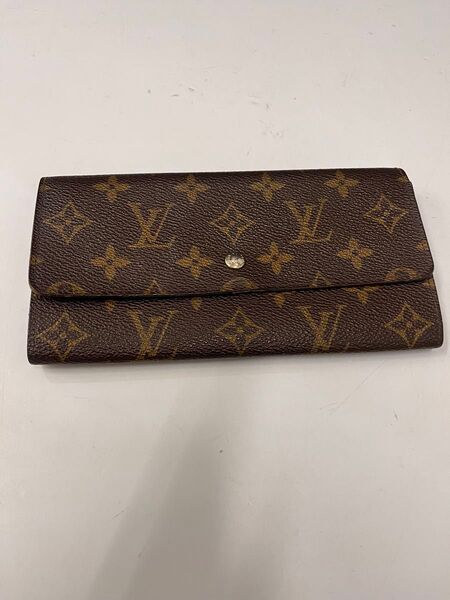 ルイヴィトン VUITTON LOUIS クレディ ポルト モネ モノグラム 長財布