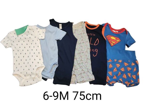 【6枚セット】ロンパース75cm H&M GAP