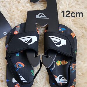 【新品未使用】ビーチサンダル 12cm Quiksilver クイックシルバー