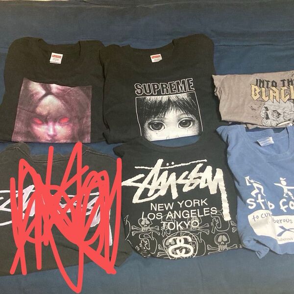supreme stussy シュプリーム ステューシー ストリート Y2K SK8 マーガレットキーン Tシャツ まとめ売り