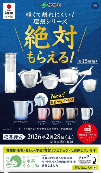 伊藤園 絶対もらえる!理想の急須 80点