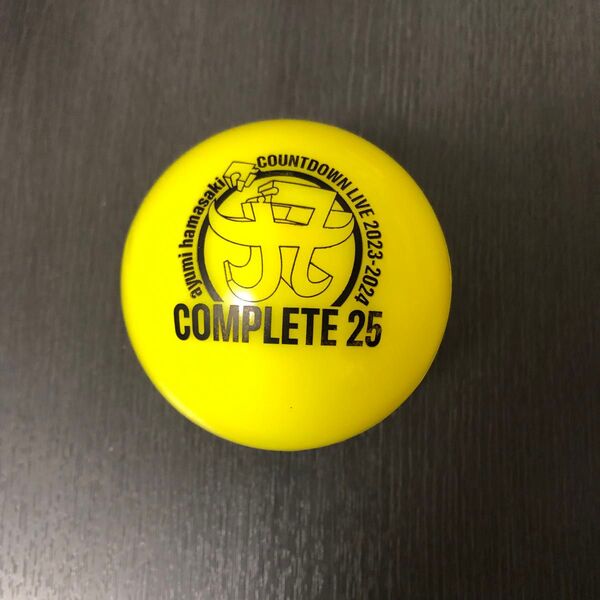 浜崎あゆみ カウントダウンライブ ボール complite25 黄色 イエロー