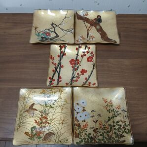 尾形光琳 和食器 絵皿 5枚セット 銘々皿