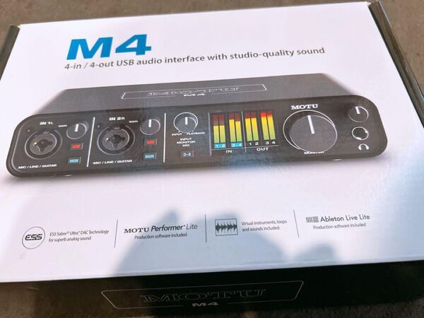 Motu m4 MOTU オーディオインターフェース M4 4out