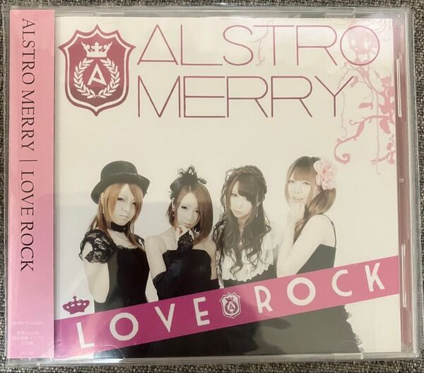 ALSTRO MERRY「LOVE ROCK」初回限定盤 帯付 CD+DVD 2枚組 アルストロ メリー
