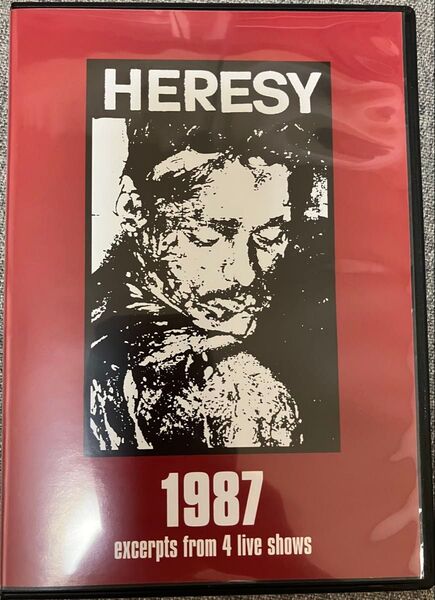 HERESY「1987」輸入盤DVD hardcore ヘレシー