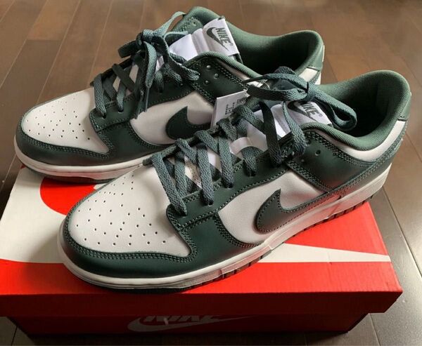 ナイキ ダンク LOW レトロ メンズシューズ Nike vintage Green&White 30cm 未使用品