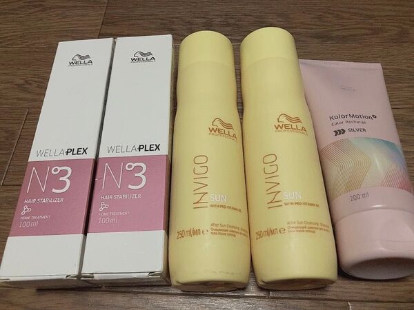 【新品・未使用】ウエラヘアケア サンクレンジングシャンプー ウエラプレックス カラーリチャージシルバー【値引不可】