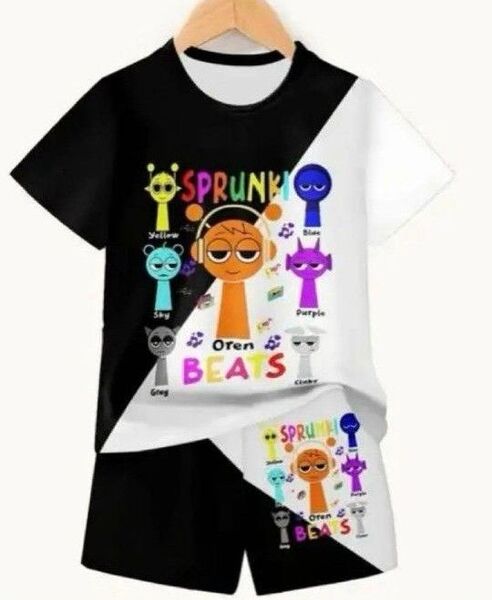 スプランキー Tシャツ 半袖 上下セット メッシュ素材 110cm〜120cm ハーフパンツ ズボン