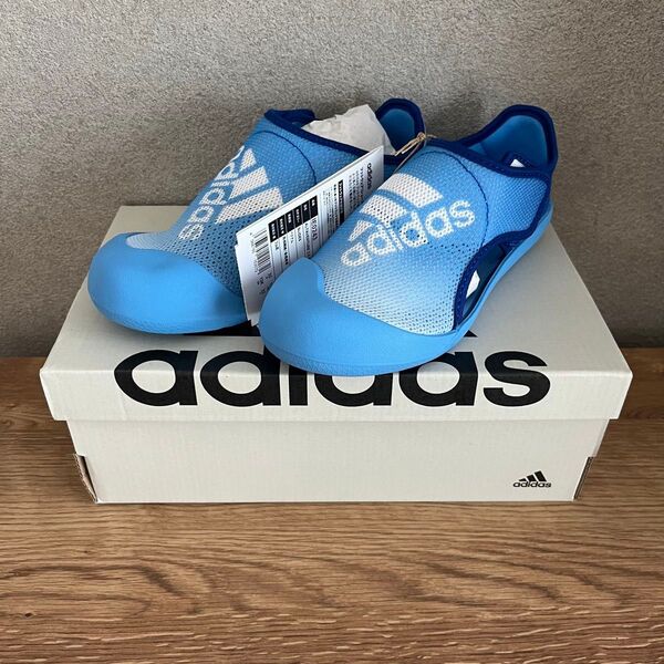 adidas アディダス サンダル 20㎝ ブルー
