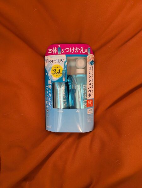 ビオレUVアクアリッチウォータリーエッセンスフレッシュパウチ本体 120g1個つけかえ用 120g1個