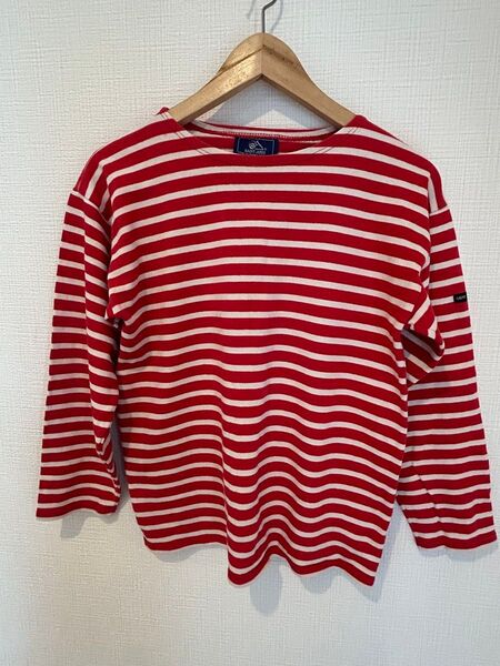 希少 ヴィンテージ SAINT JAMES ボーダーTシャツ ボートネック90s セントジェームス カットソー 長袖Tシャツ 古着