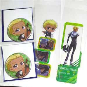 ガンダムSEEDFREEDOM ディアッカ 缶バッジ、ブックマークセット 4点