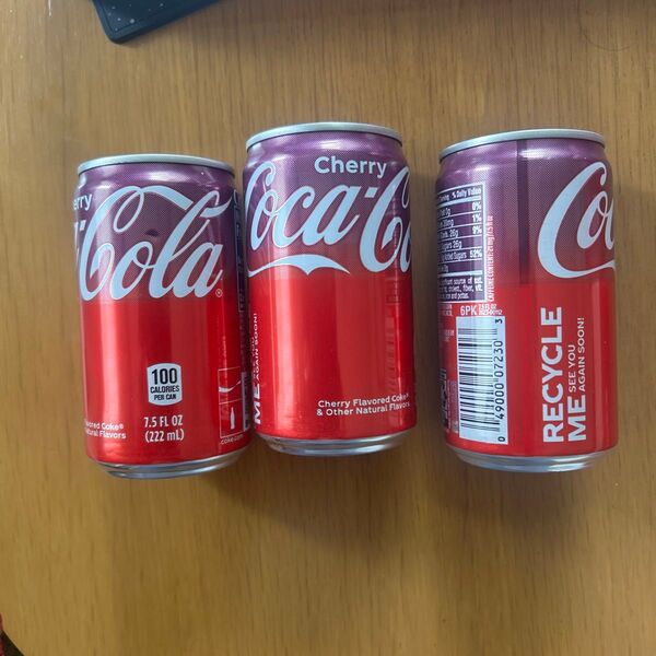 チェリーコーク ウォーレンバフェットの大好物 コカコーラ 222mL 3本セット