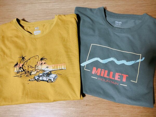 ミレー リッジライン ドライブ & クライム Tシャツ 2枚セット XL