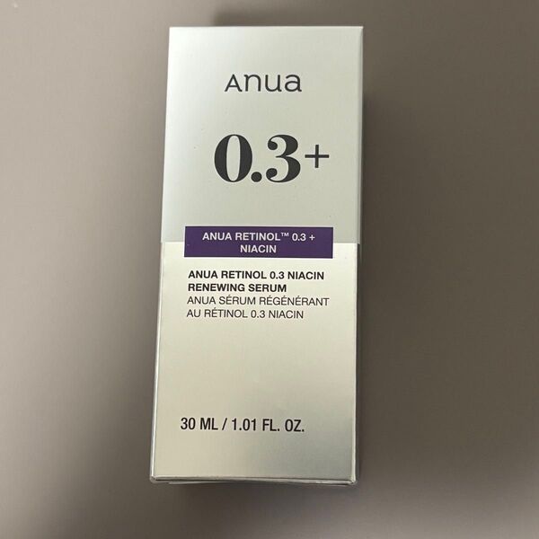 【即発送・新品未使用】anua アヌア レチノール0.3ナイアシンリニューイングセラム 30ml 美容液