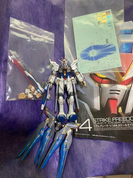 RG ガンプラ ストライクフリーダム 機動戦士ガンダムSEED ガンダム プラモデル バンダイ 塗装済み 完成品