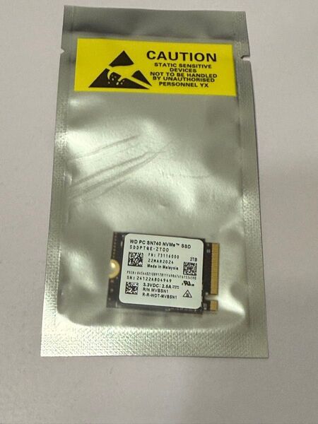 WD SSD SN740 2TB 新品未開封