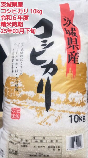 新米 茨城県産 コシヒカリ こしひかり 令和6年度 10kg