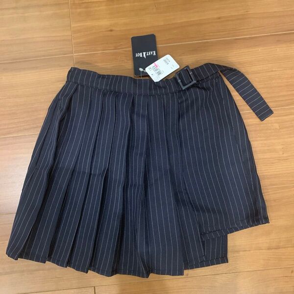 EAST BOY ショートパンツ ネイビー ストライプ ベルト付き 130㎝ 新品未使用