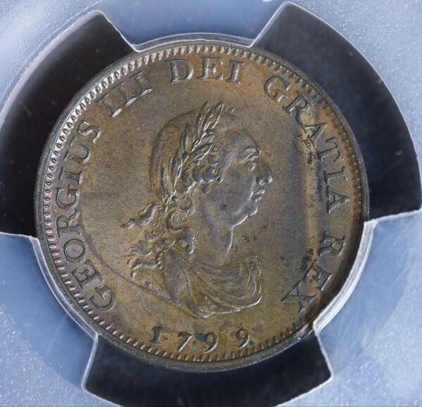 1ファーシング銅貨 MS62BN 1799 PCGS