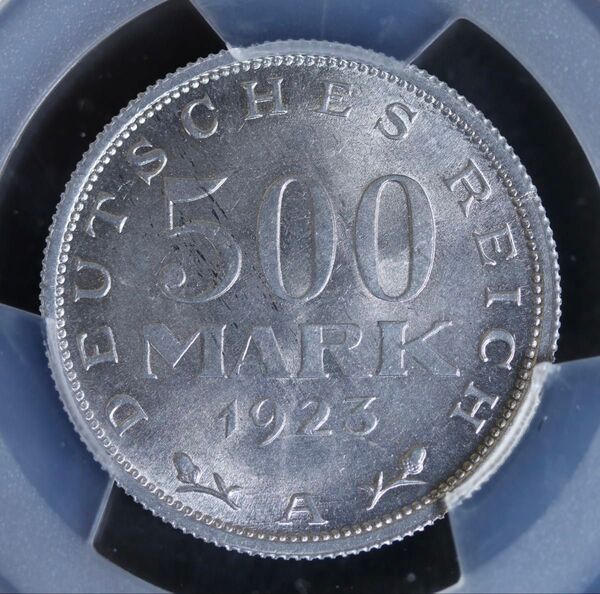 ドイツ 500マルク MS65 PCGS