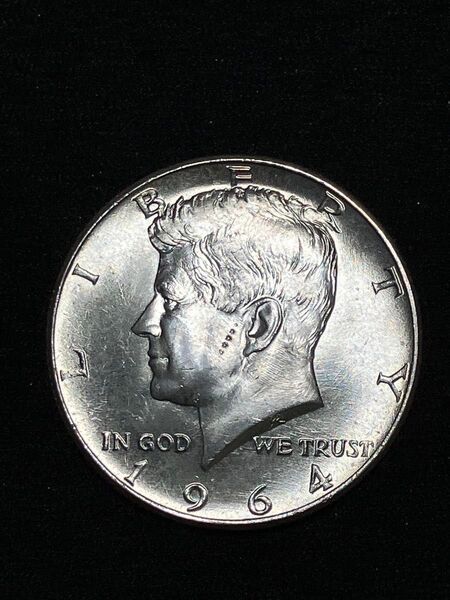 1964 アメリカ 銀貨 ケネディ 50セント