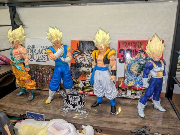 ドラゴンボール フィギュア 4体 ベジット ゴジータ 孫悟空 ベジータ smsp