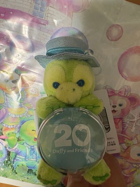 ディズニーシー ダッフィー 20周年 カラフルハピネス ぬいぐるみ ぬいば ぬいチャ ぬいぐるみチャーム オルメル