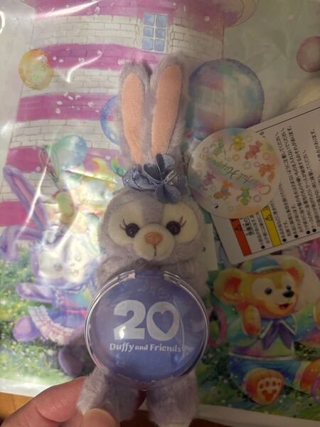 ディズニーシー ダッフィー 20周年 カラフルハピネス ぬいぐるみ ぬいば ぬいチャ ぬいぐるみチャーム ステラルー